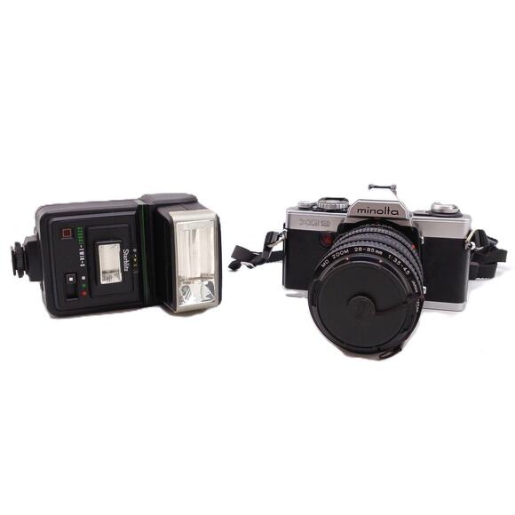 1979 Minolta XG-9 Camera 35mm SLR With 28-85mm F3.5-4.5 MD Zoom Lens Japan - Picture 2 of 16